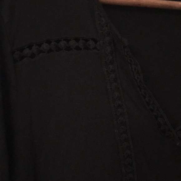 Fun black boho top - Picture 2 of 3